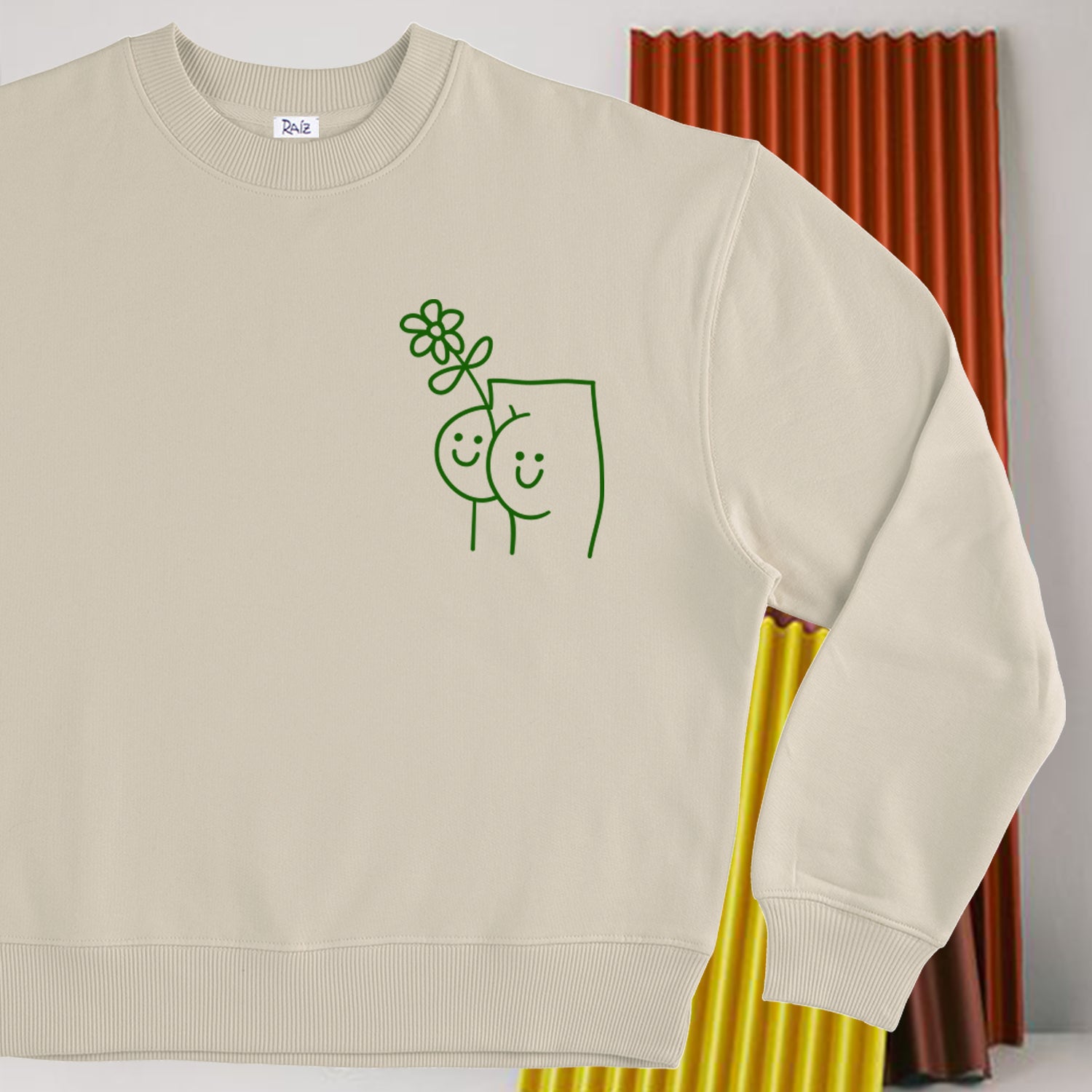 FLORERO CROP SWEATSHIRT